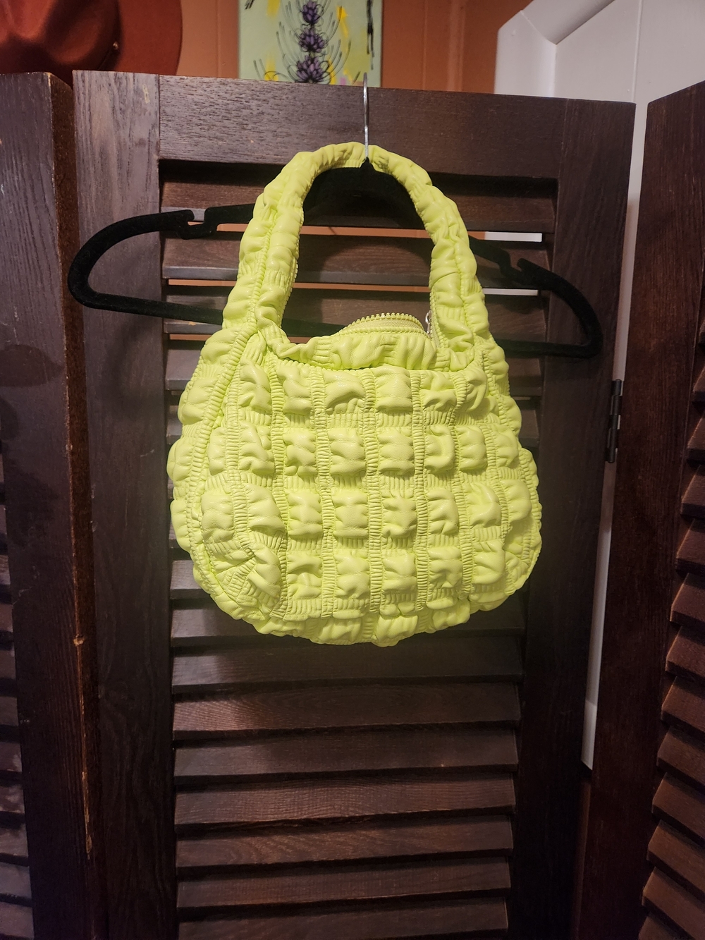 Jason Wu Neon Yellow Quilted Shoulder Bag